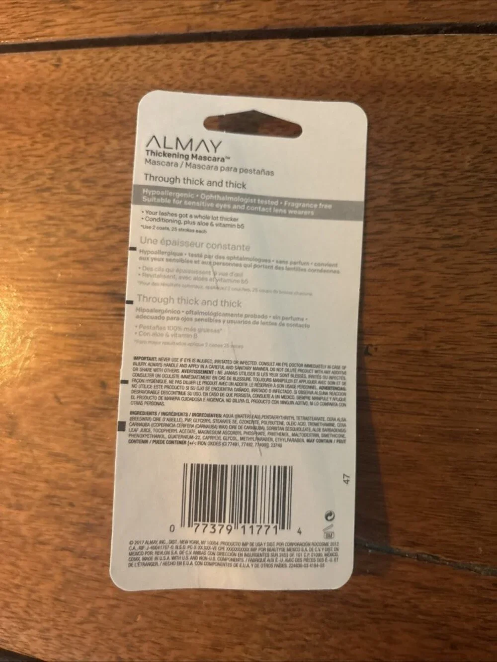 NEW Almay THICKENING MASCARA THICK IS IN-403 BLACK BROWN